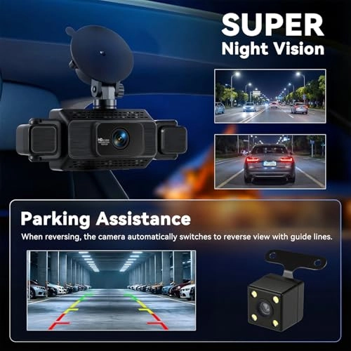 4-Channel Dash Cam - 1080P