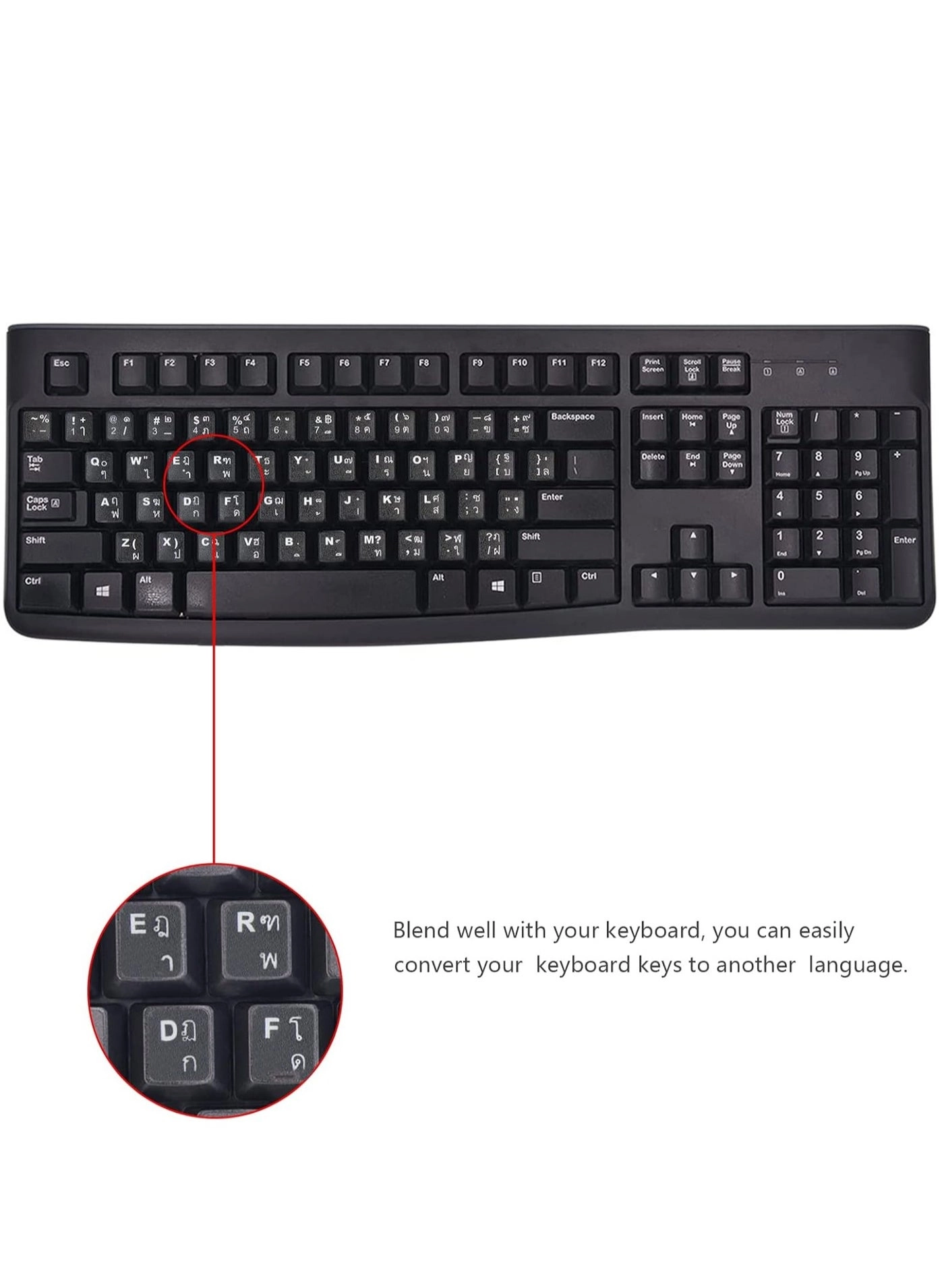 Keyboard Sticker - Thai