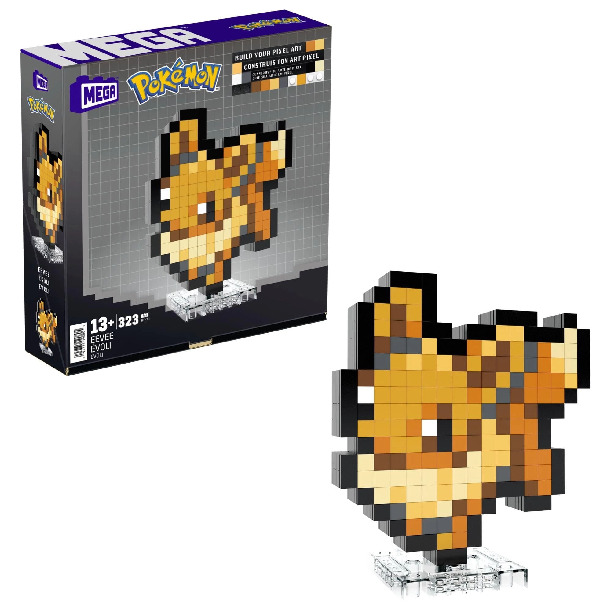 MEGA Eevee (HTH78) - Retro Pixel Pokémon