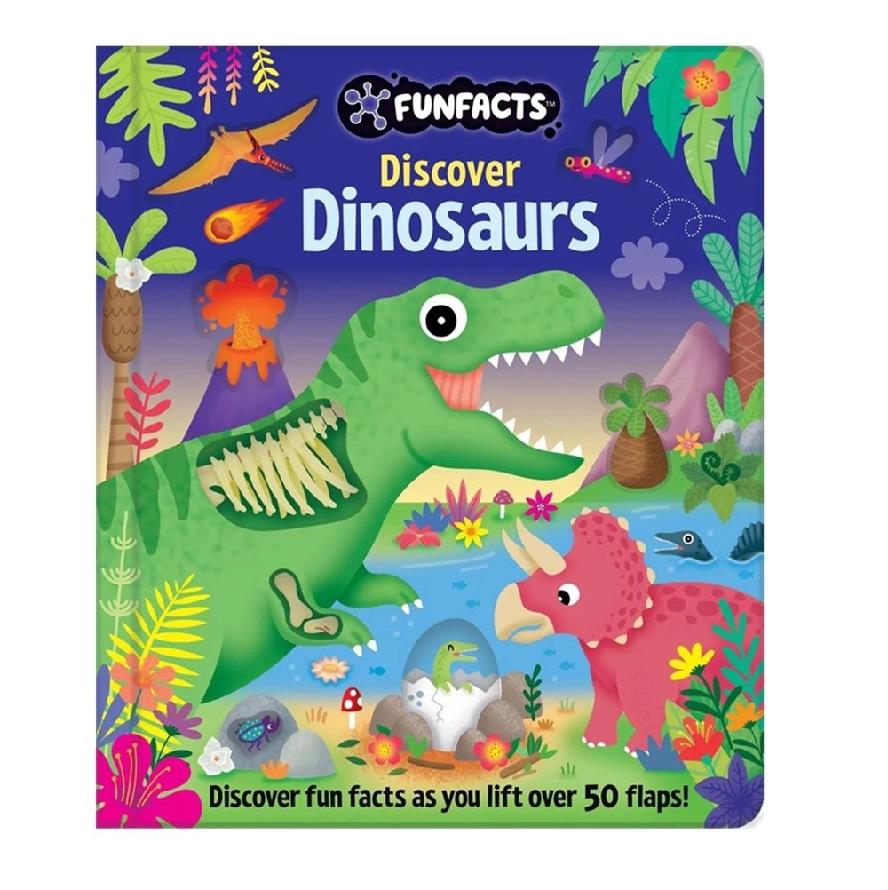 Edu Fun Fun Facts Lift The Flap Book - 4 +