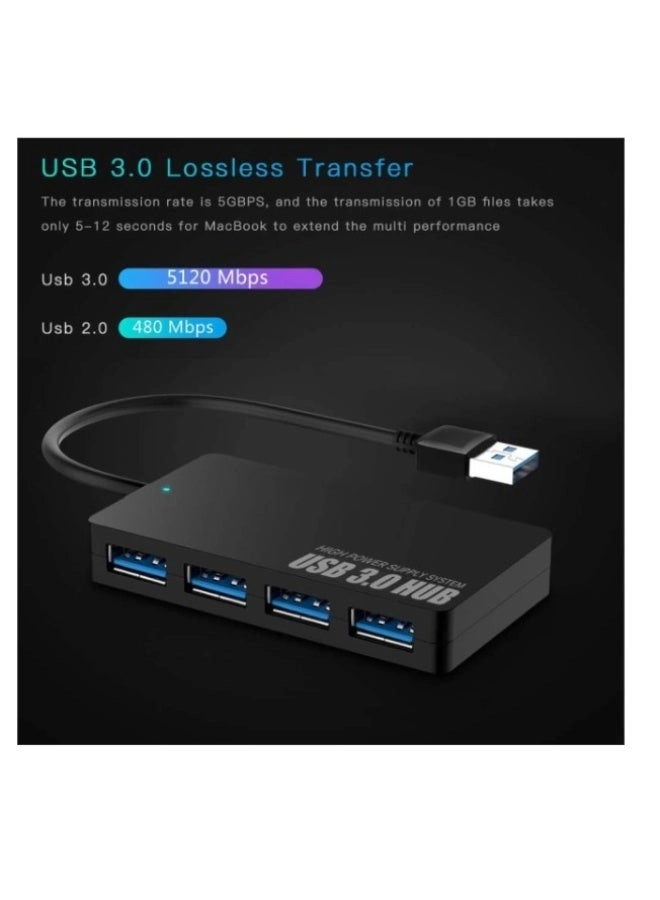 HI-U304 - USB 3.0 4 Port Individual Switches
