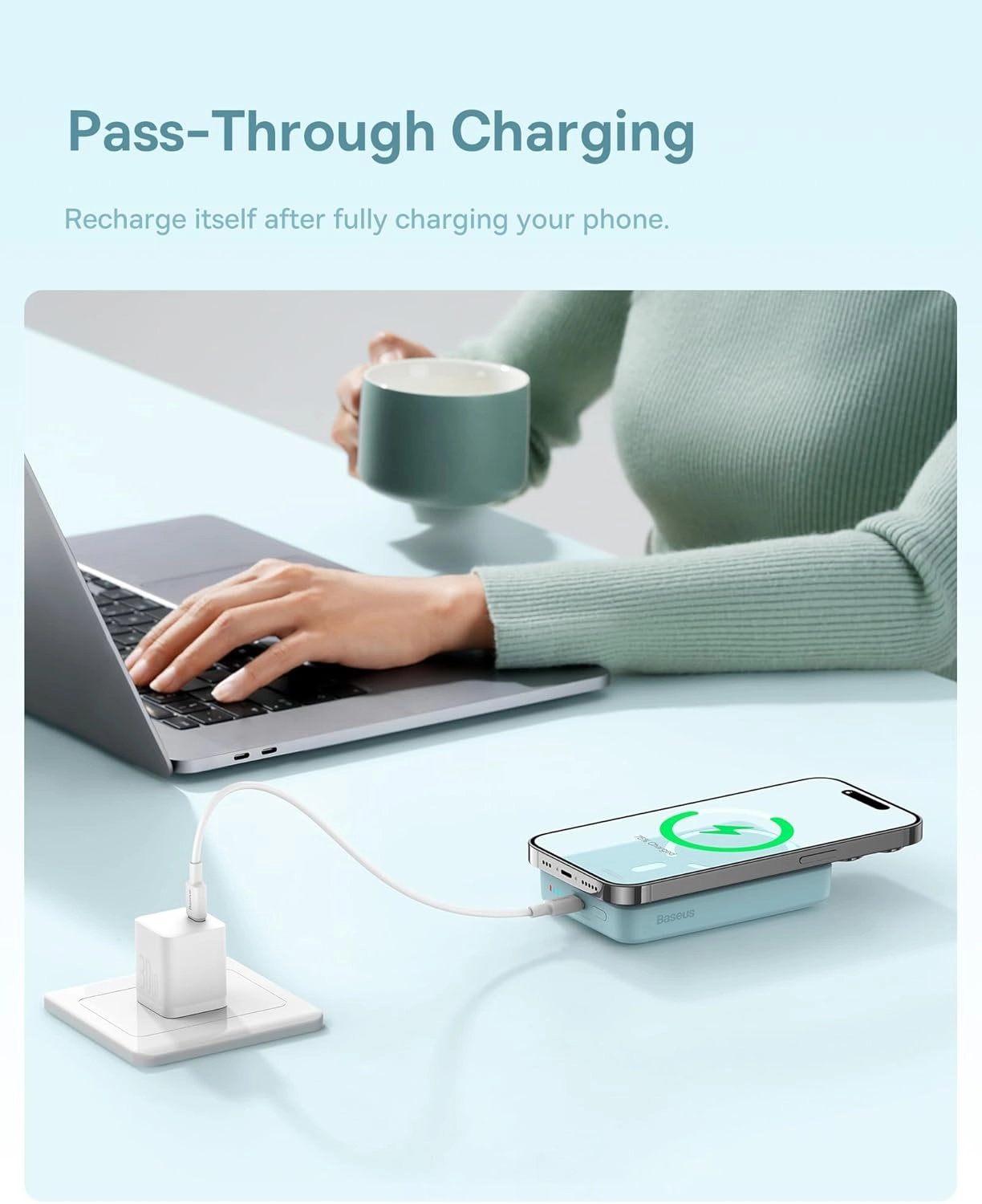 Magnetic Mini Power Bank - 10000mAh 30W