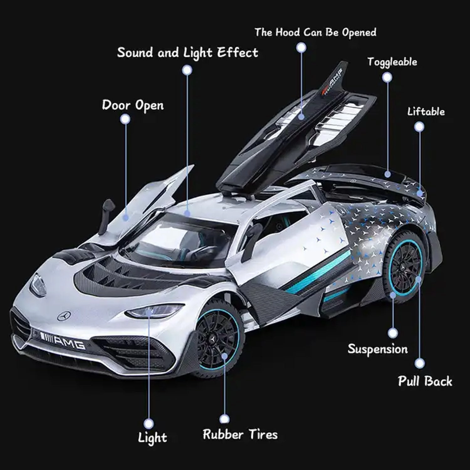 AMG Benz One - 1:24 1pcs