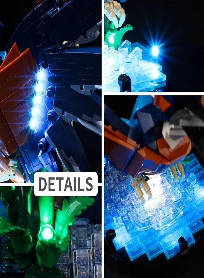LED Light Kit - Compatible with Lego Kingfisher Bird 10331 Lights Only