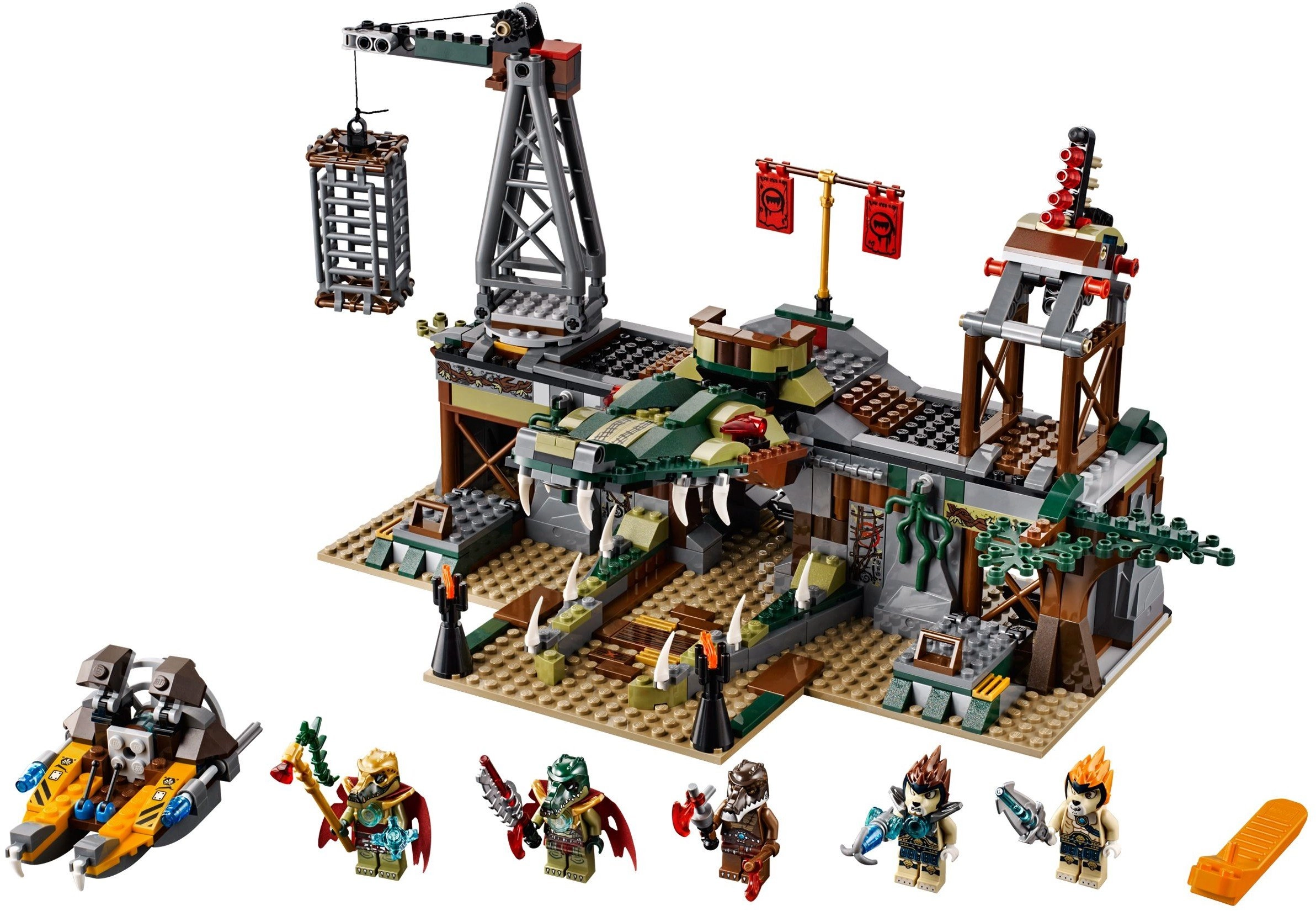 LEGO Legends of Chima The Croc Swamp Hideout (70014)