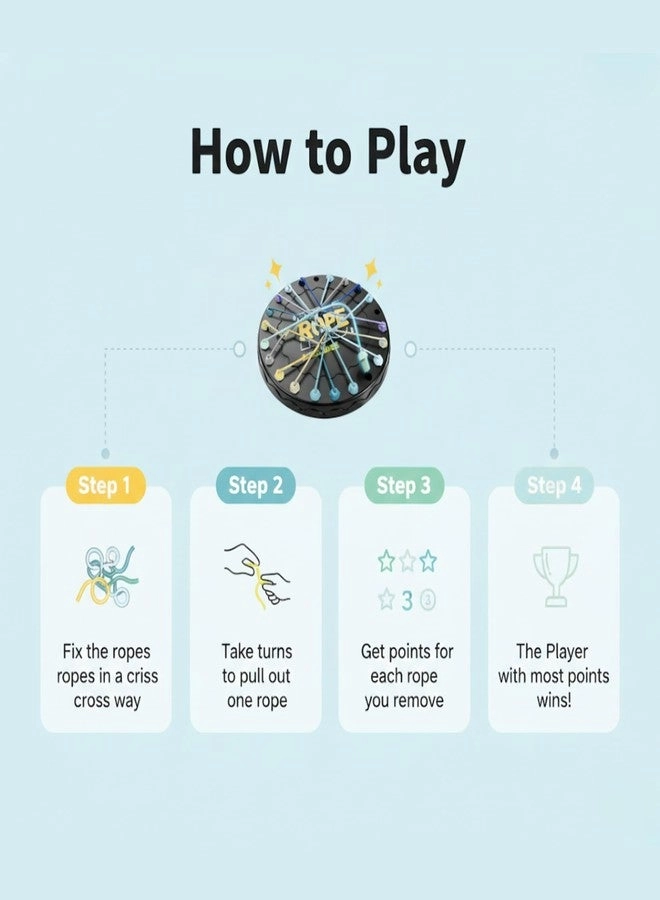 Rope Untangling Challenge Puzzle