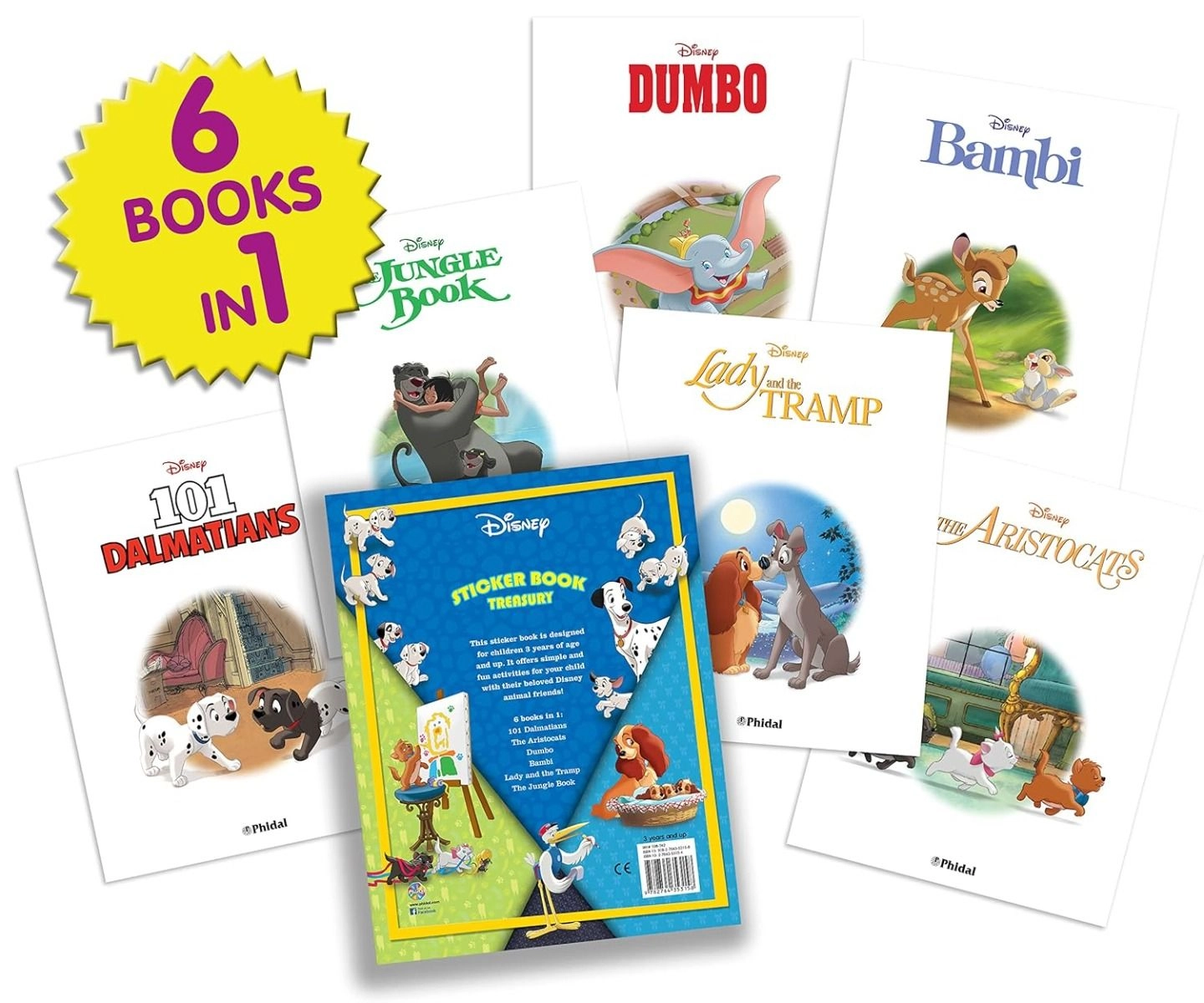 Disney Animal Classics Sticker Book Treasury 350 pcs