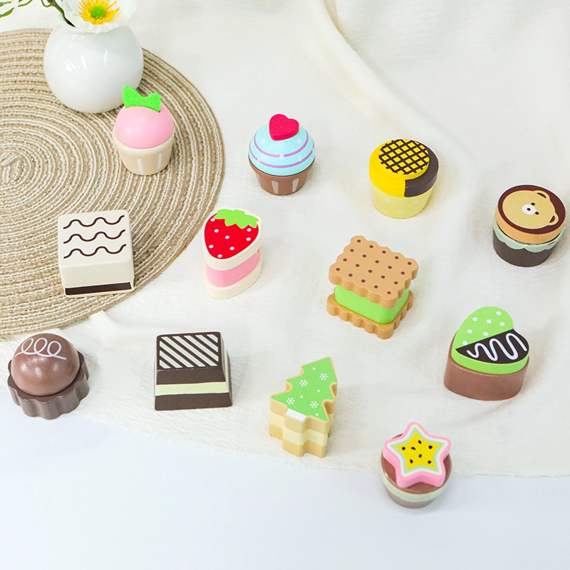 Kids Wooden Dessert Box Playset - 12 pcs (5551007-KABI_0173)