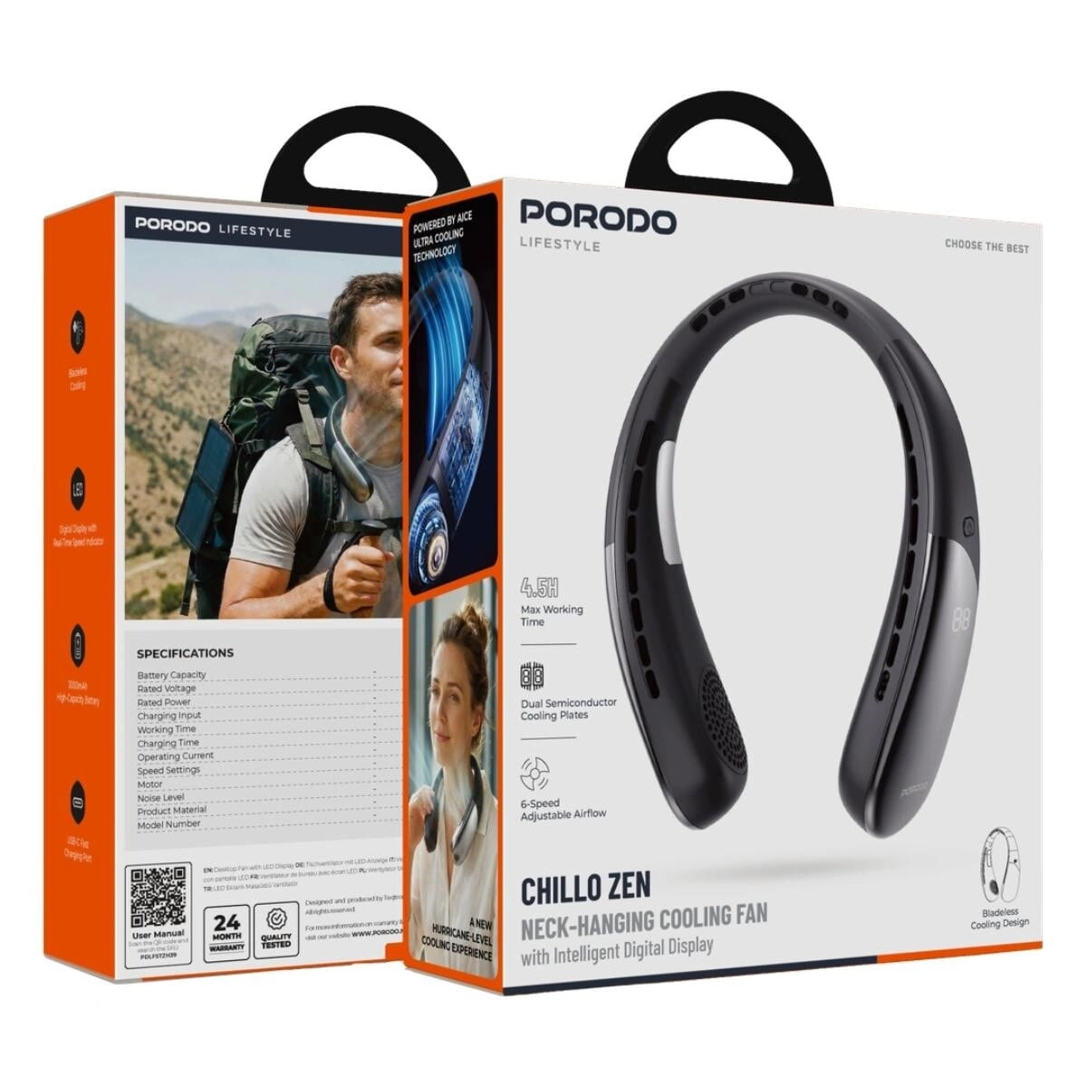 Chillo Zen - Neck Hanging 3000mAh Bladeless