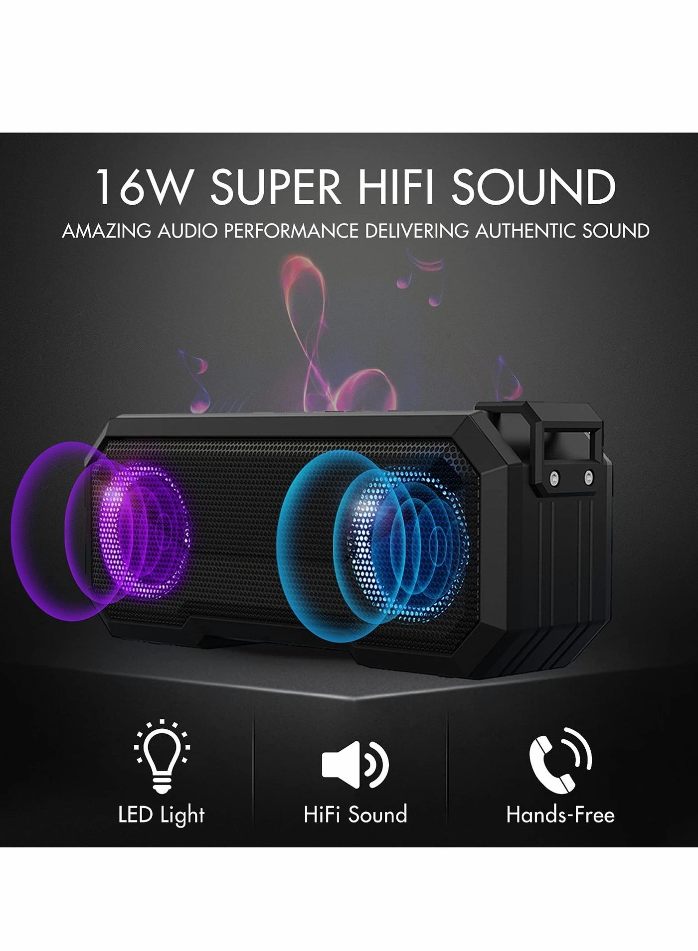 High-Power Portable Speaker - 20W