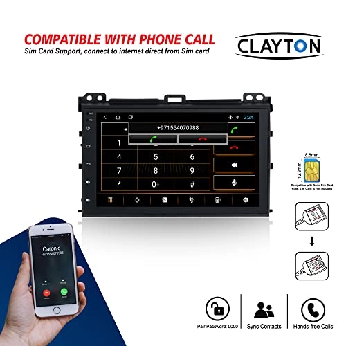 Car Stereo Screen For Toyota Prado - 10.1 Inches