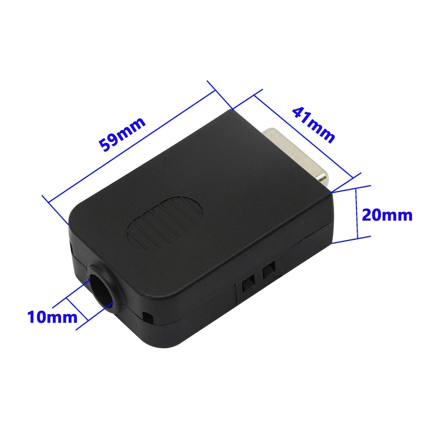 DB15 Breakout Connector - Serial Female Screw Terminal Plastic Case