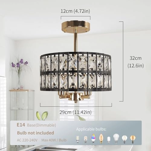 4 Light Ceiling Light - Dimmable