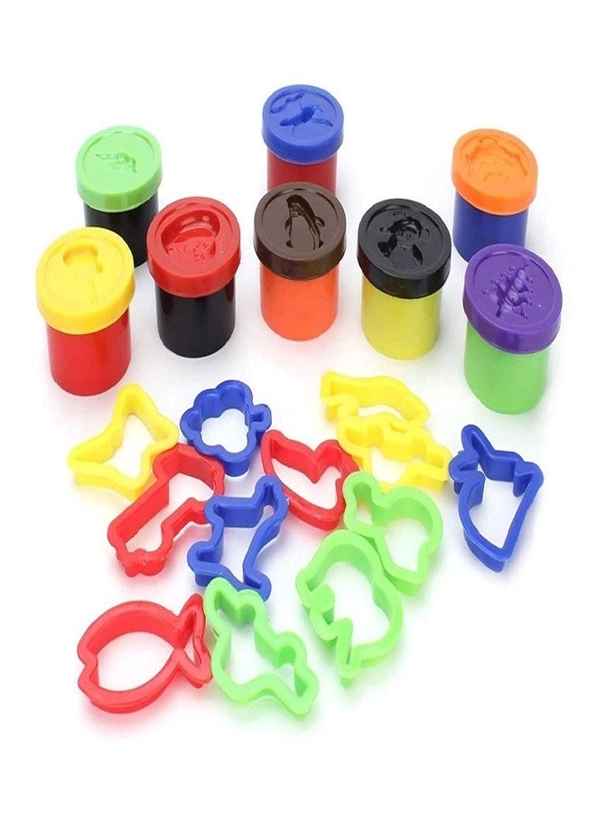 Dough Clay and Mould Set - 8 in 1