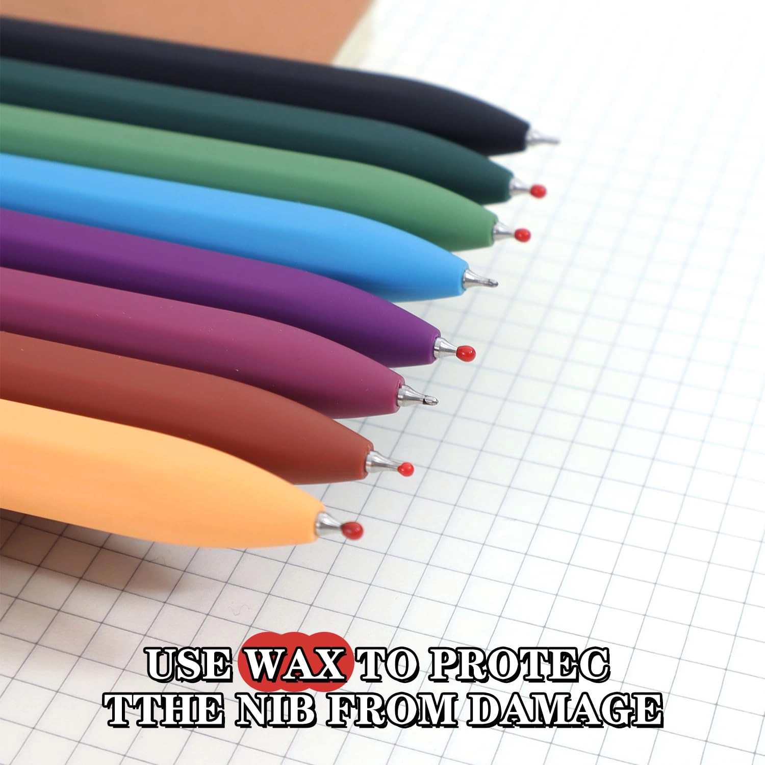 Aesthetic Pens - 8 Pcs 0.5mm