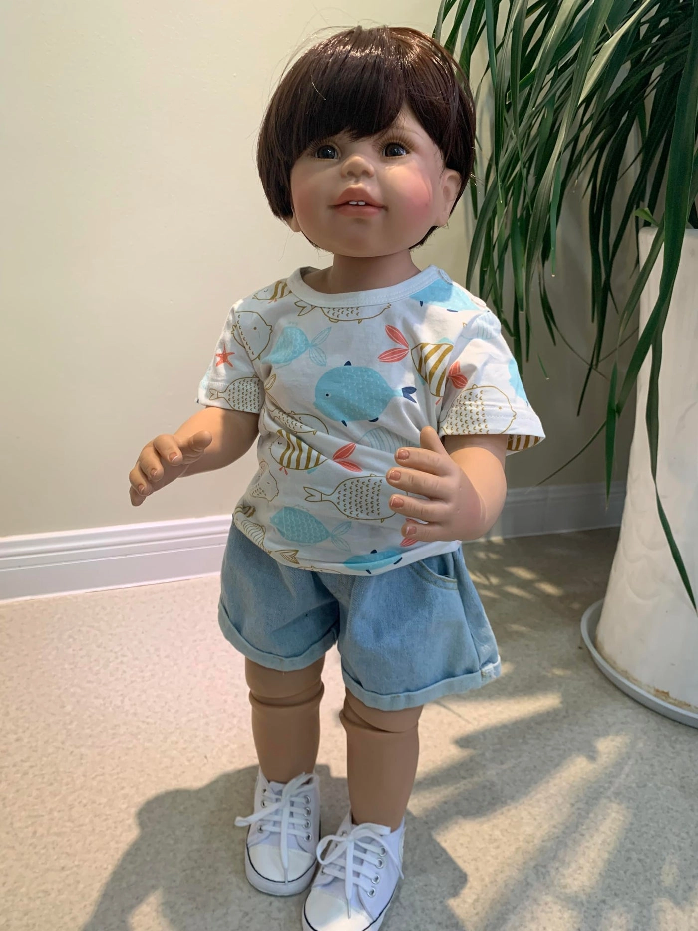 Reborn Toddler Doll - 28inch 70cm Vinyl Caucasian