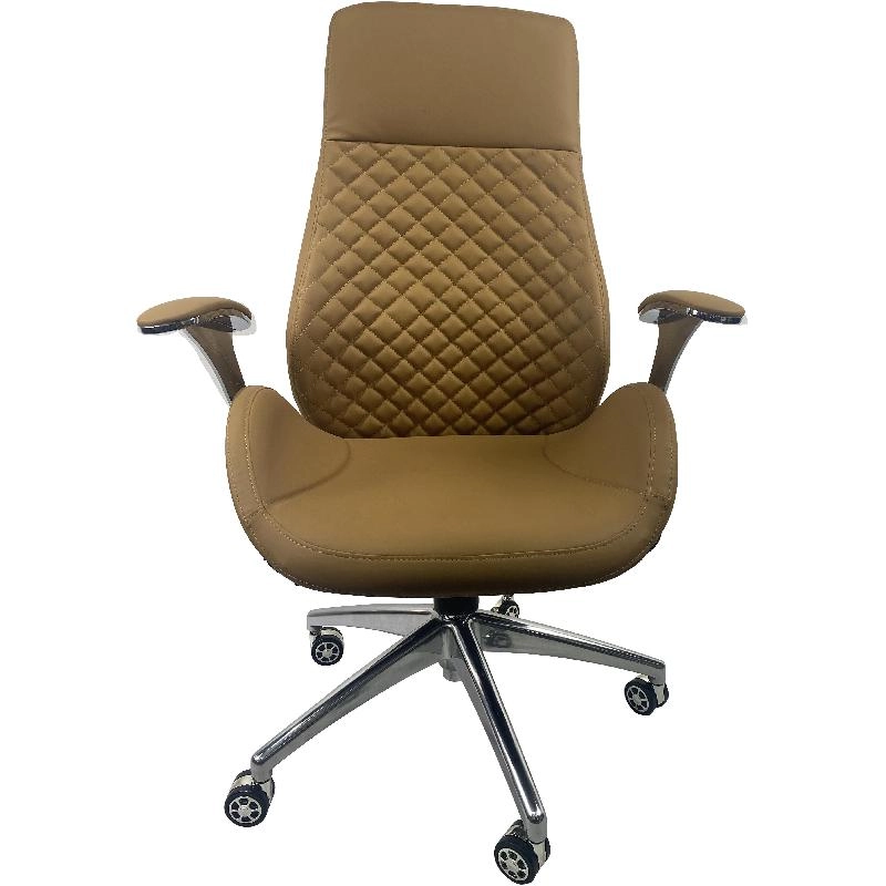 Executive Chair - Black PU Leather in Plastic Frame