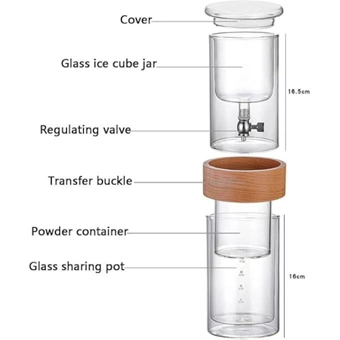Ice Drip - Cold Brew Adjustable Rate Dripper Stainless Steel Filter