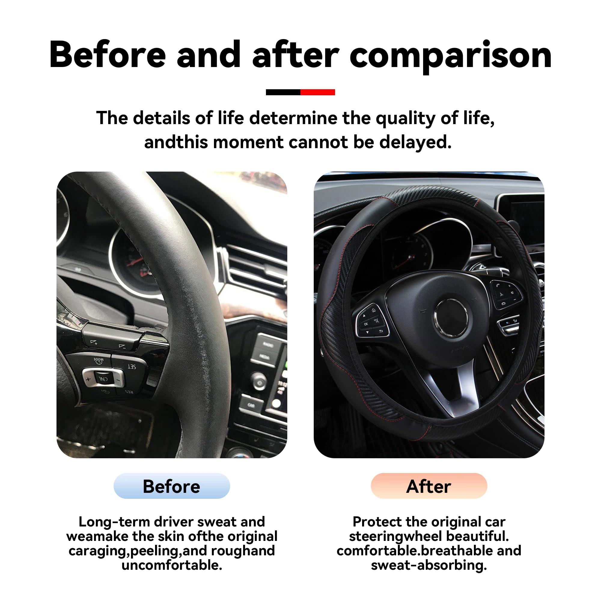Car Steering Wheel Cover