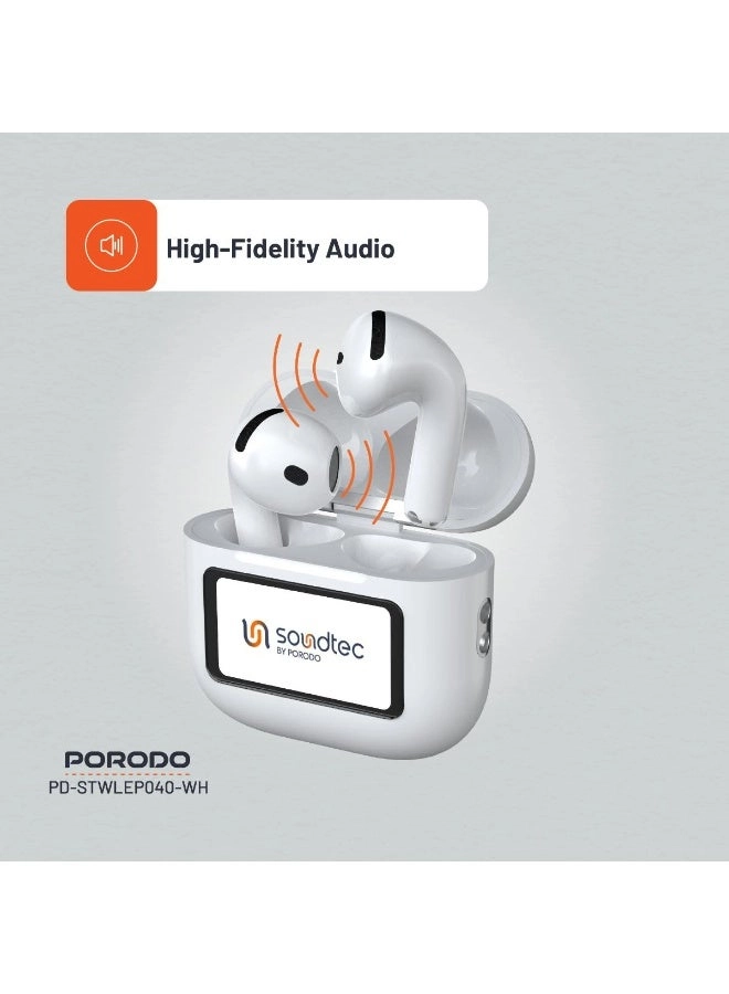 Soundtec TWS ANC+ENC Earphone With Touch Screen