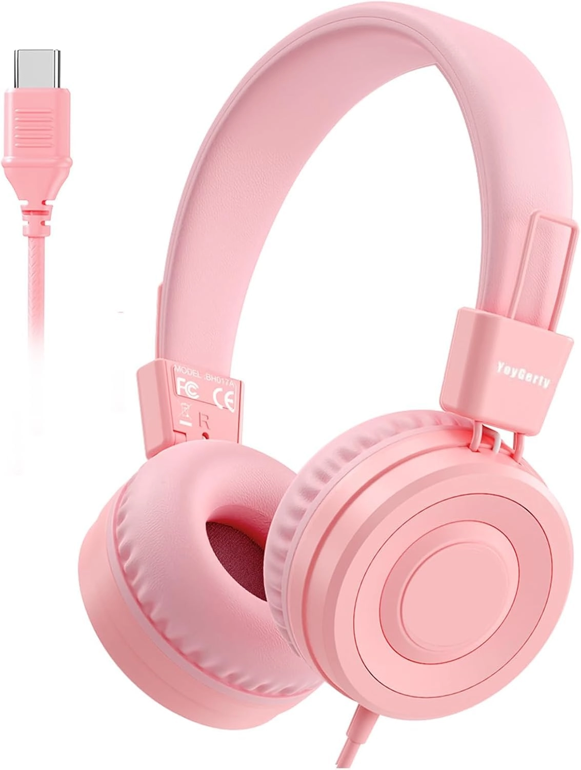 yoygerty USB C Kids Headphones Wired Headphone
