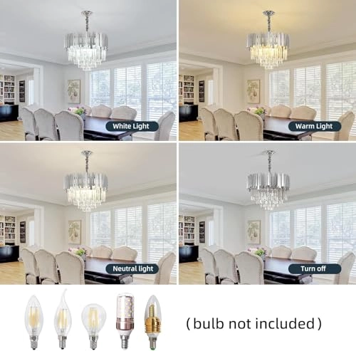 Crystal Chandeliers - Dimmable