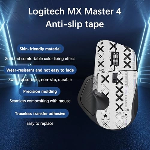 Mouse Grip Tape for MX Master 4 - White