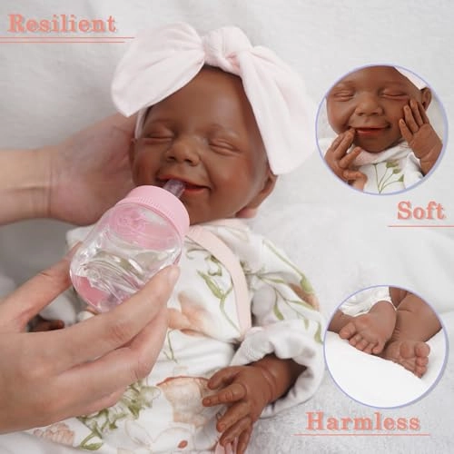 Reborn Baby Doll - 43cm Silicone Sleeping