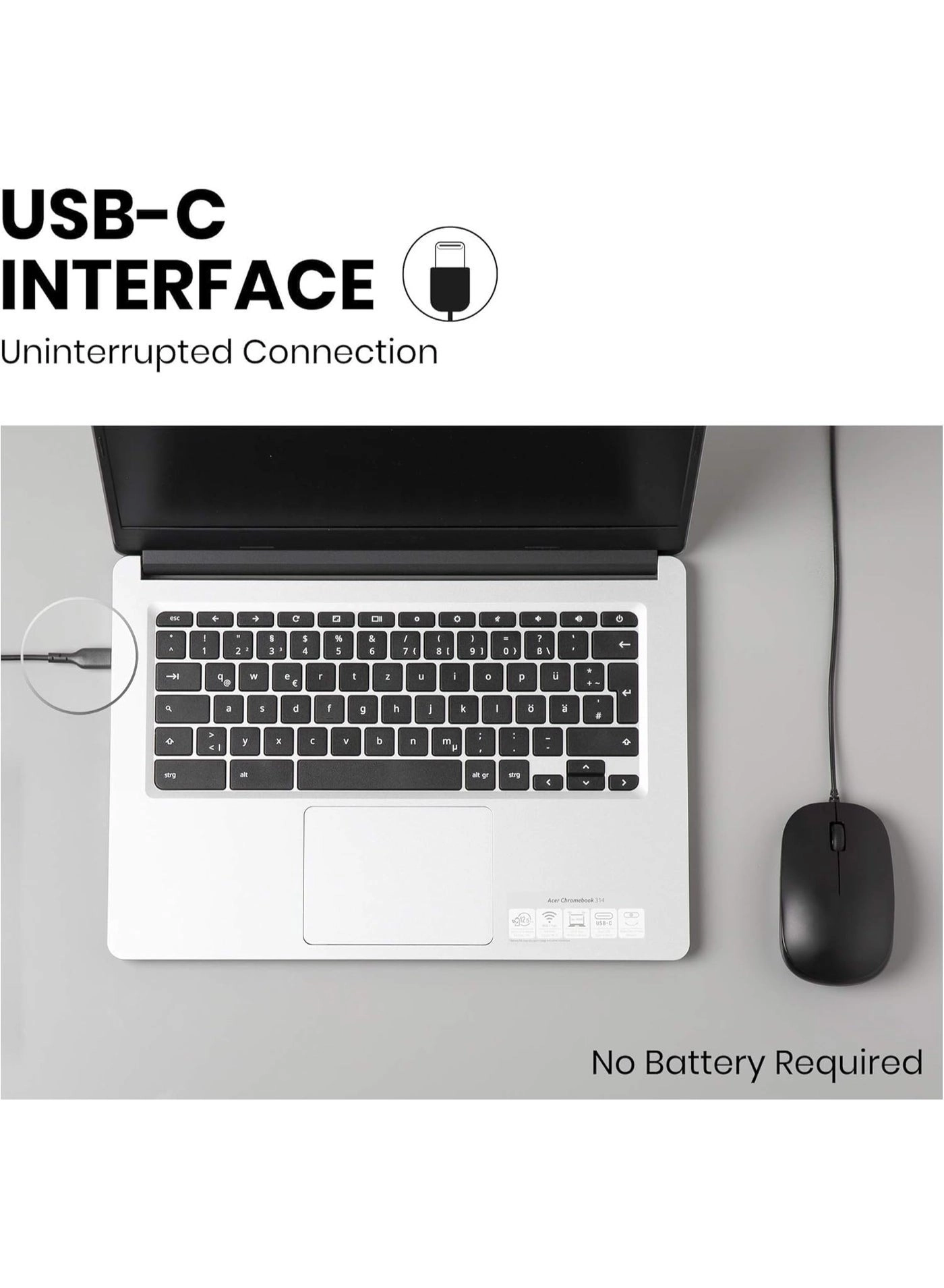 PERIMICE-201C Wired Optical Mouse - USB