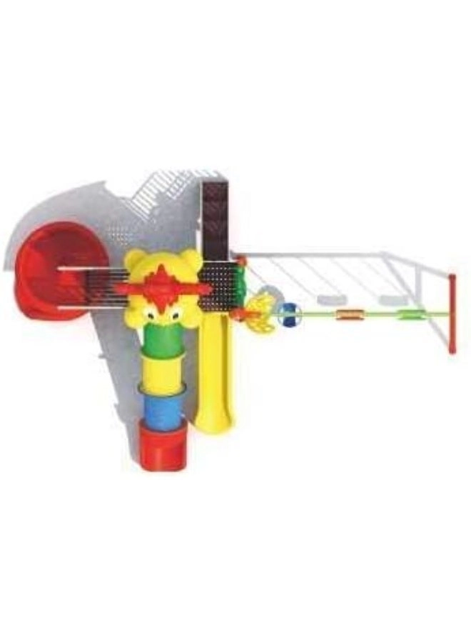 Multi Purpose Kids Outdoor Playing Equipments - 770x320x280cm 2+ Years