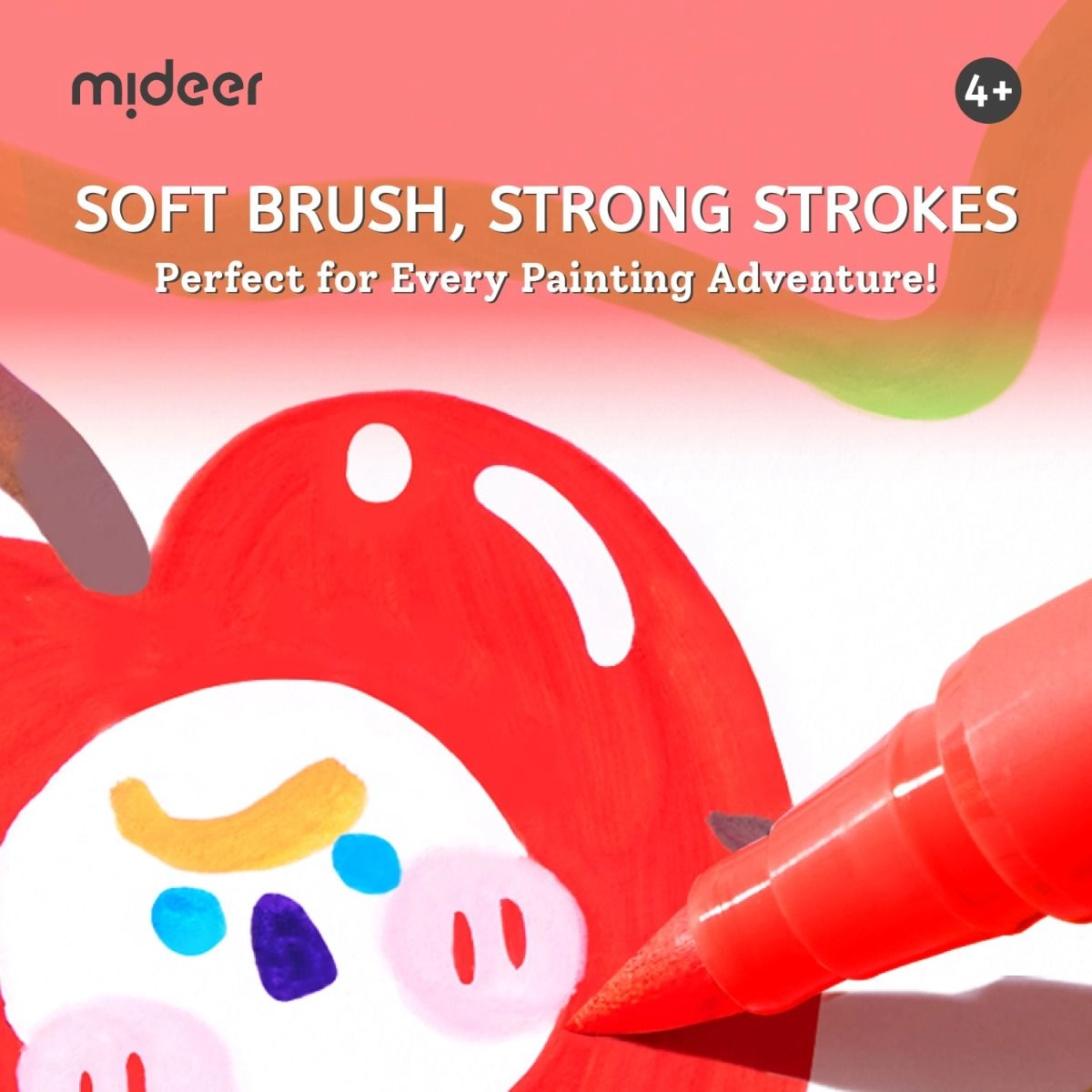 Round Nib Acrylic Markers - Multi Colour Round Nib