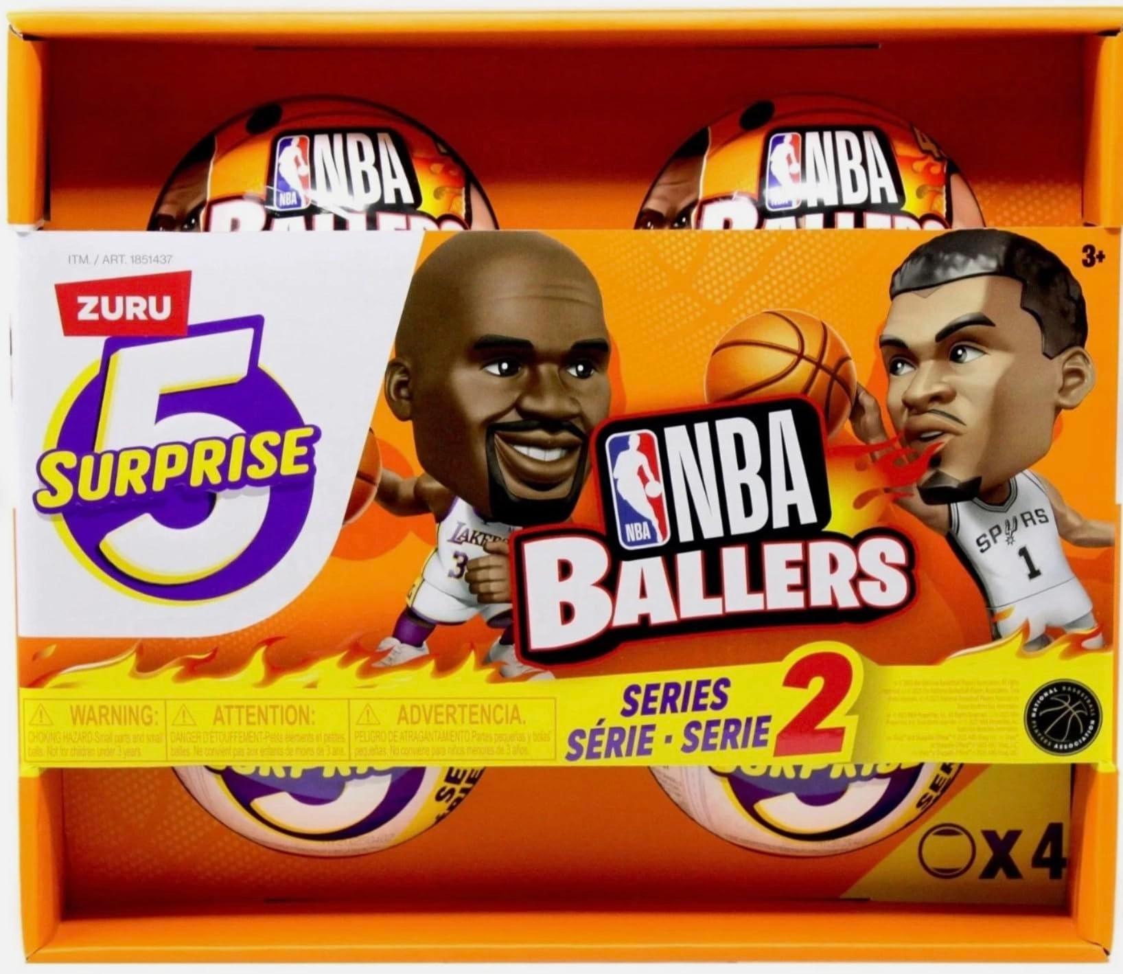 ZURU 5 Surprise NBA Ballers Series 2 (193052081025) 4 pcs