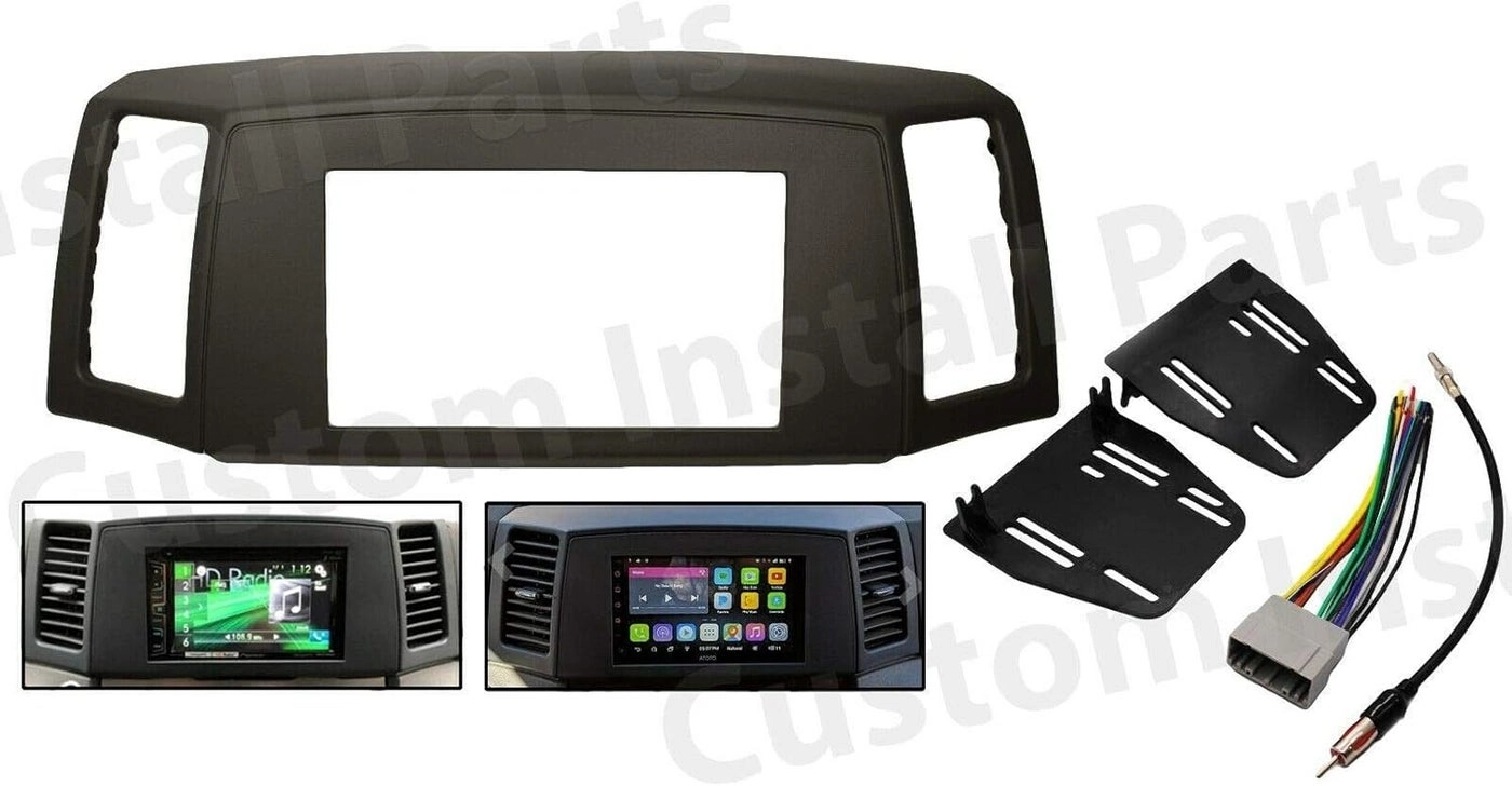 Double Din Navigation Radio Bezel Dash Kit