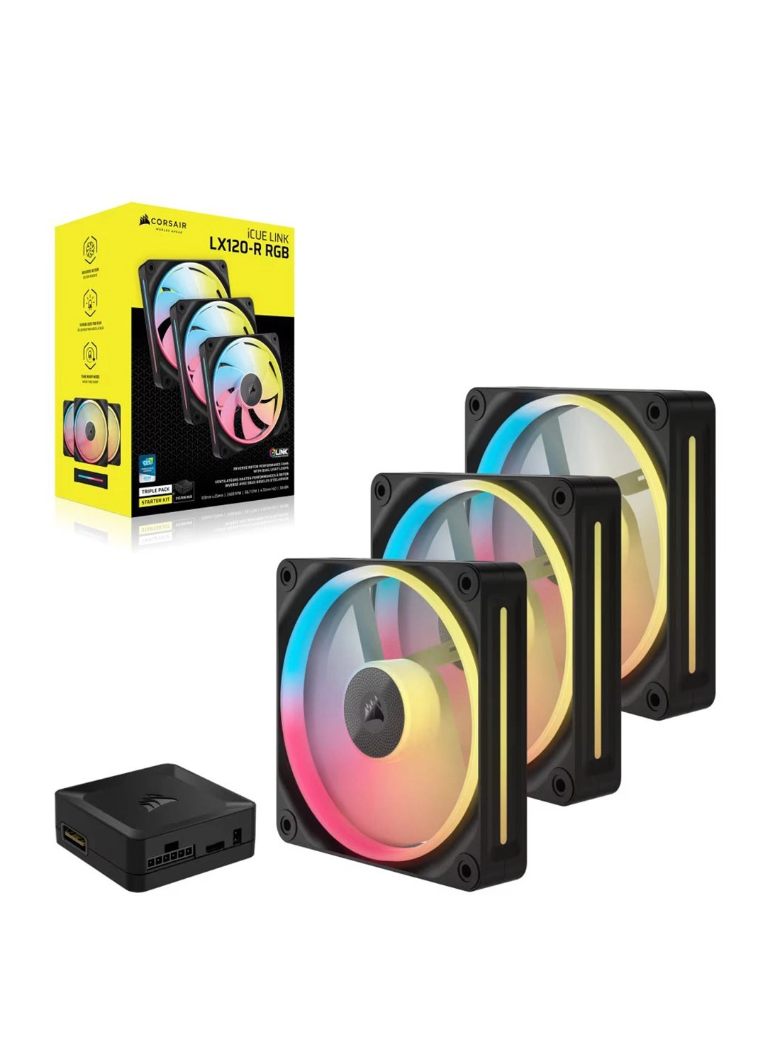 iCUE Link LX120 R - 3 x 120mm