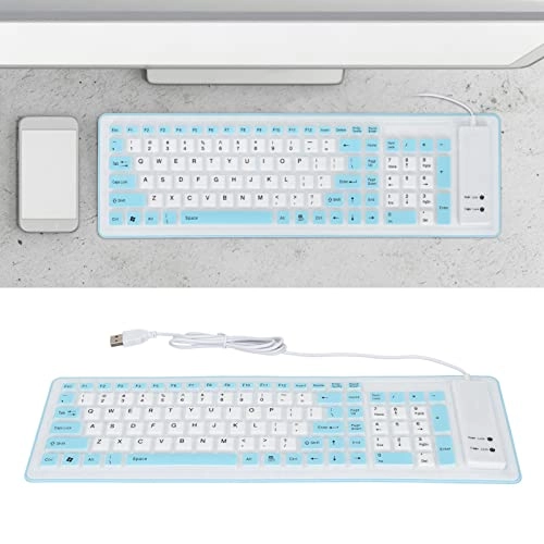 Foldable Silicone Keyboard - Wired