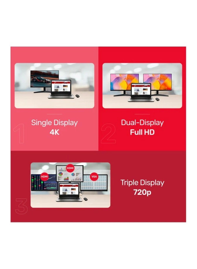 USB-C Universal Docking Station - USB Type C Thunderbolt 3