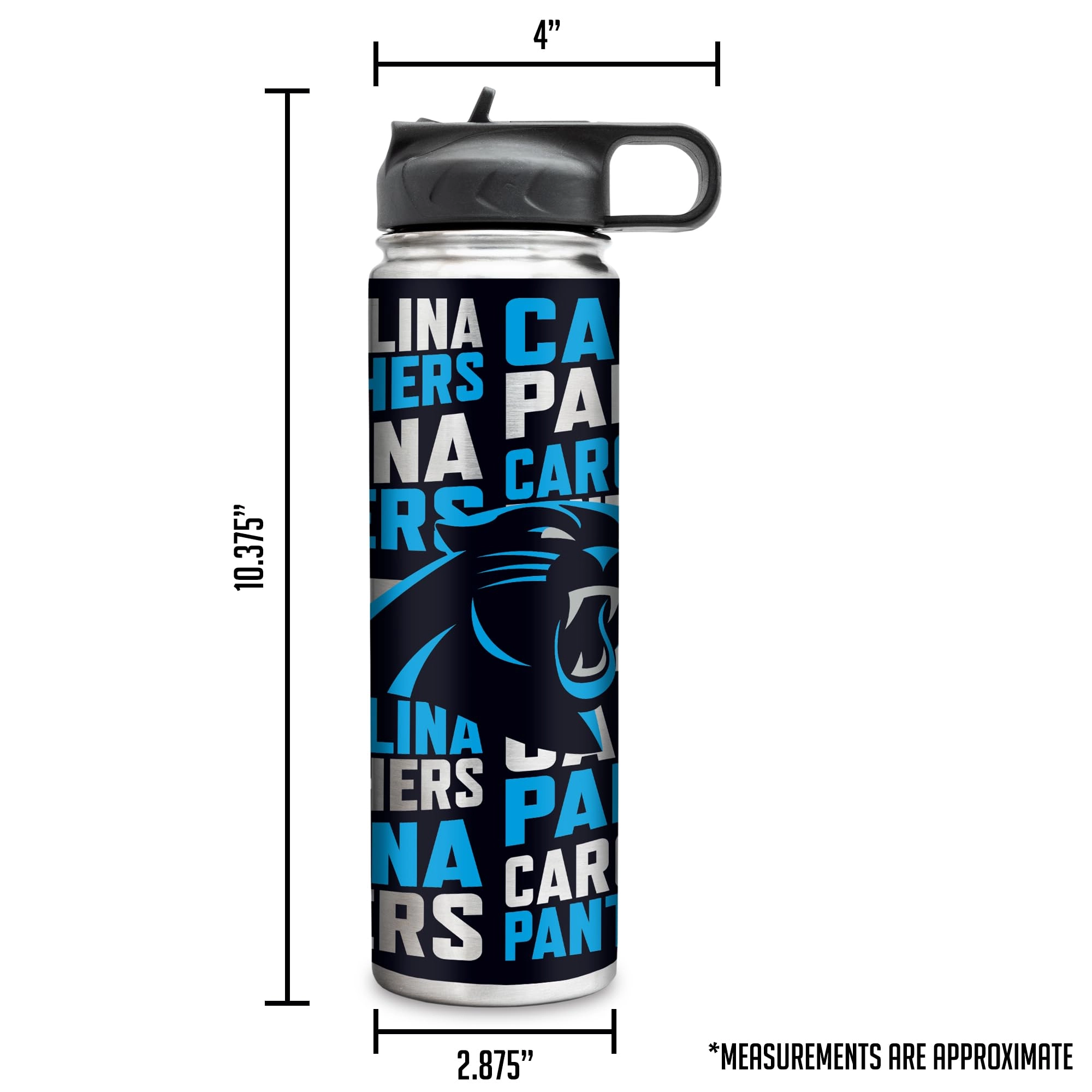 Stainless Steel NFL Football Tumbler - 650ml