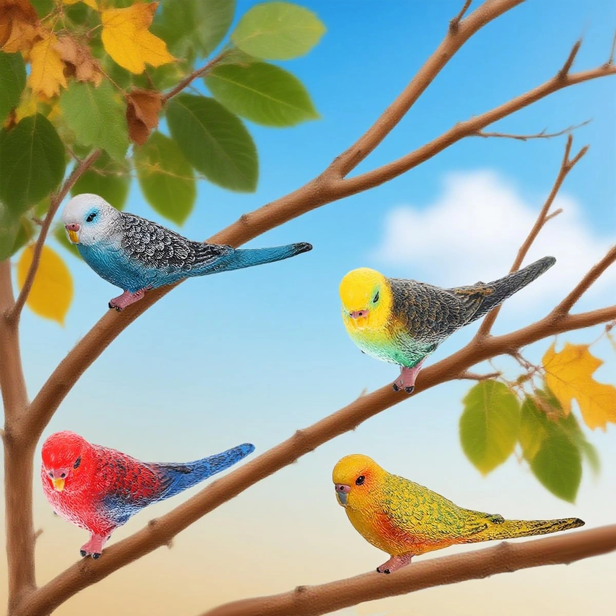Birds Figures - Plastic