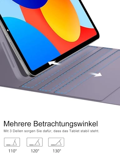 Keyboard Case for Xiaomi Redmi Pad SE - DE Wireless