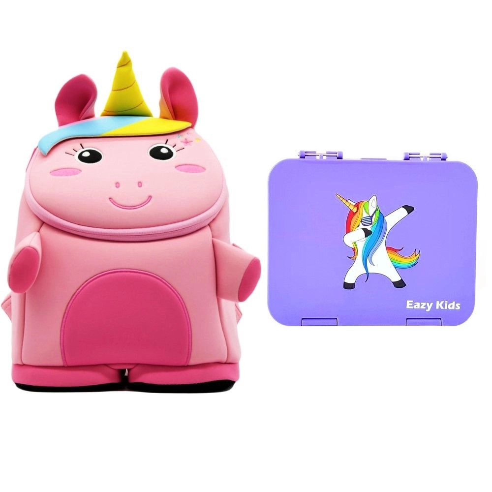 Unicorn 3D Bag And Bento Lunch Box