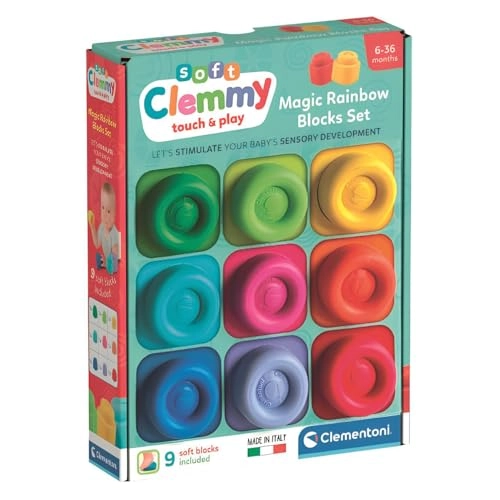 Clemmy Magic Rainbow Blocks Set - 9 pcs