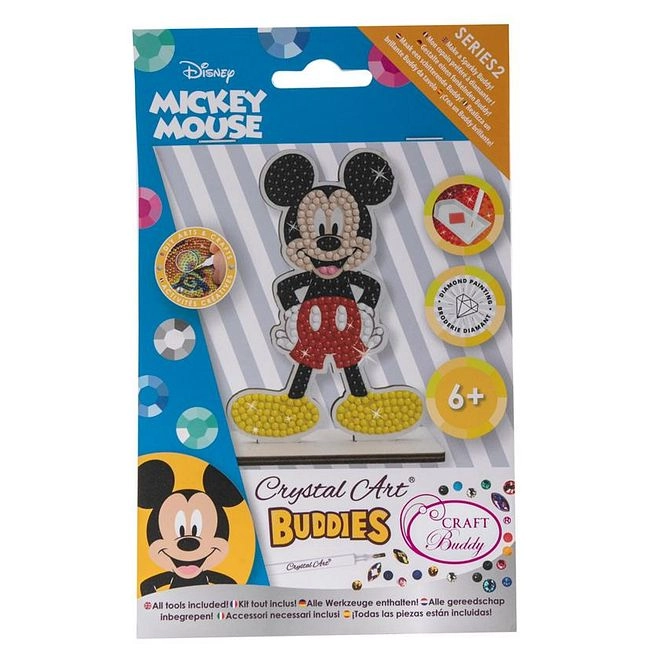 Disney Mickey Mouse Crystal Art Buddies Kit