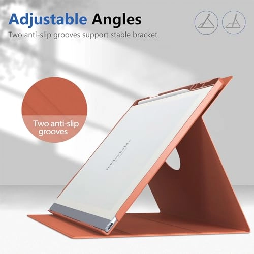 360 Rotating Folio Case with Built-in Pen Holder for Remarkable 2 10.3-inch (2020)