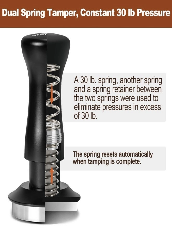 Espresso Tamper - 51mm Calibrated Dual Spring Loaded