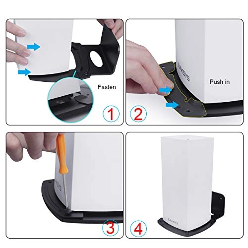 Wall Mount for Linksys Velop WiFi 6 - 1 Pack