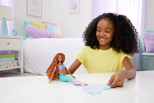 Ariel Doll - Posable Natural Hair Sparkling Soft Fin Ages 3+