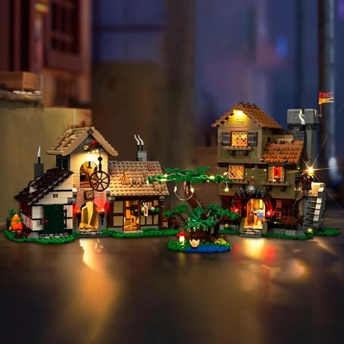 10332 Medieval Town Square - LED Light Set Standard Version