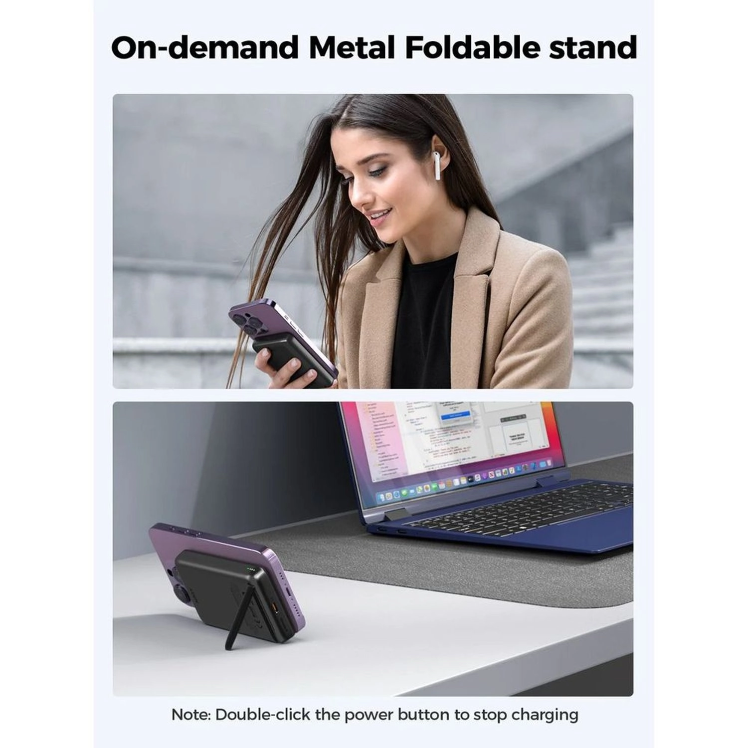 PB-Y41 - 10000mAh 30W 1 USB-A 1 USB-C