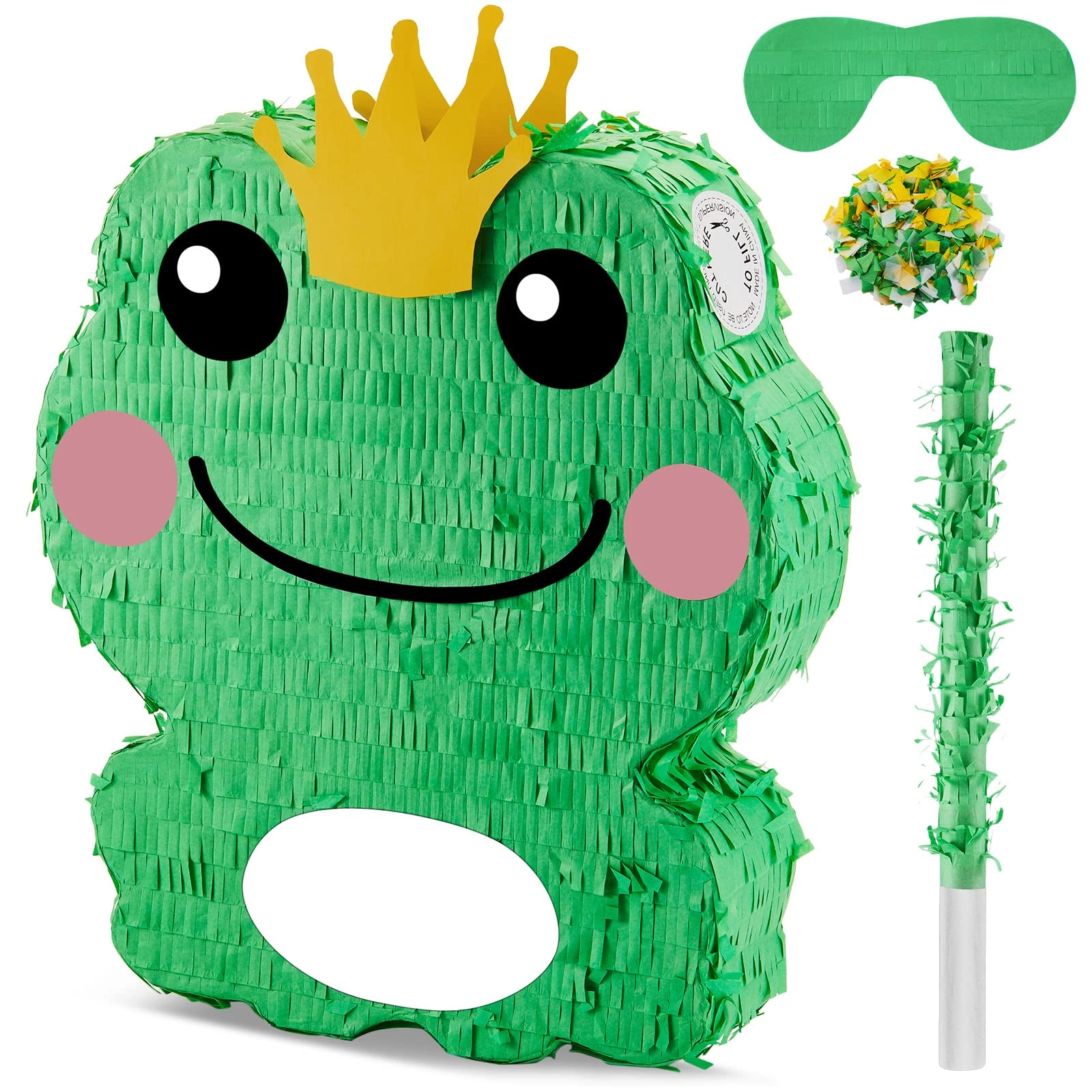 Lewtemi Frog Piñata - 1 piece(s) Birthday