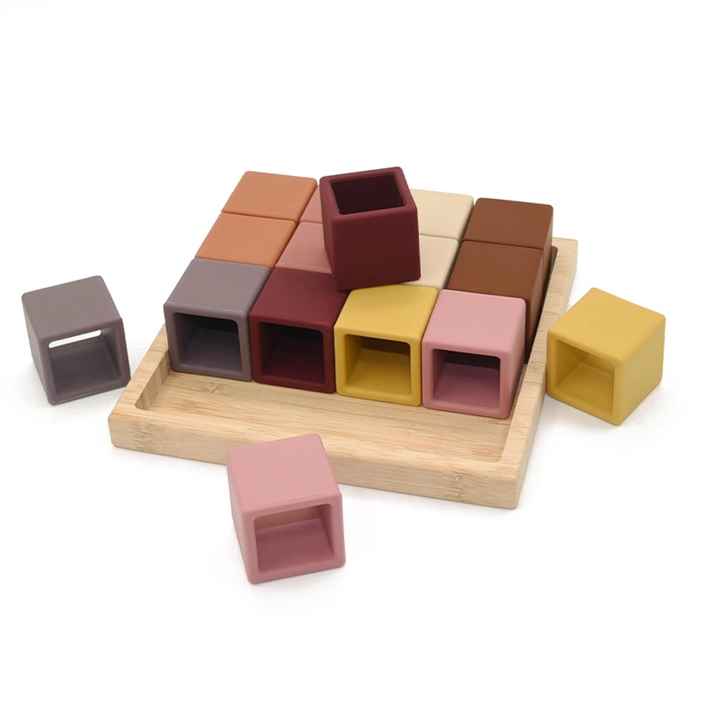 Silicone Cube Puzzle - Suitable for 3 years and above 16pc